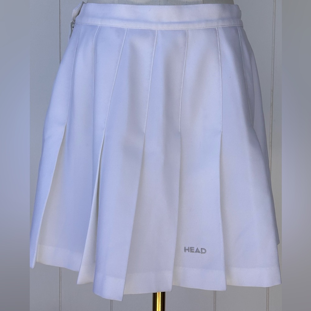 Head Brand Women’s Pleated A-Line Tennis Skirt White